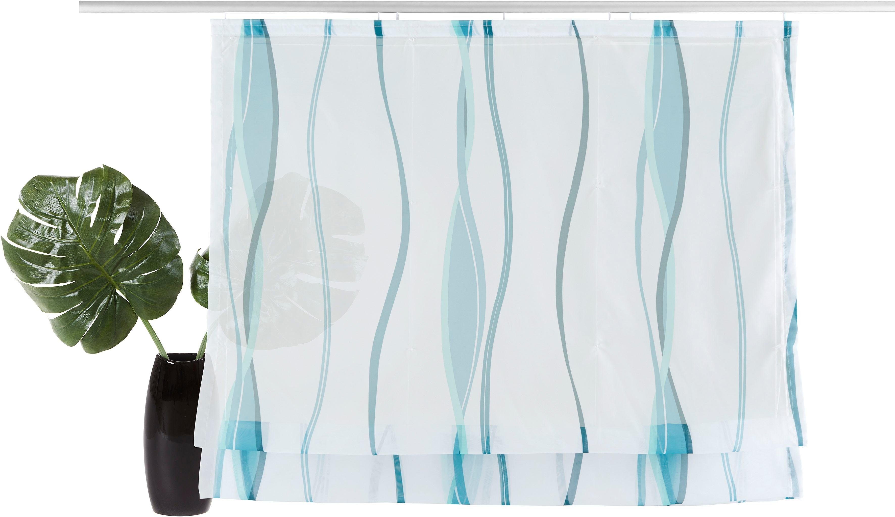 OTTO home Raffrollo Dimona, mit Klettschiene, Transparent, Voile, Polyester günstig online kaufen