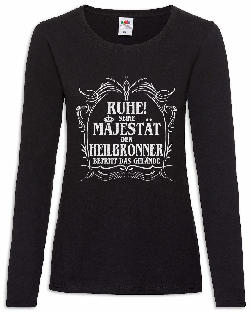 Urban Backwoods Langarmshirt Seine Majestät Der Heilbronner Damen Langarmshirt Astronomie Uhr Spaß (1-tlg) Fun Stadt Experimenta Heilbronn