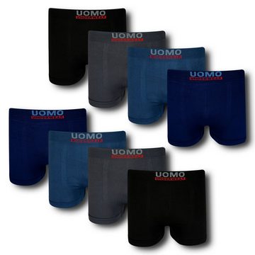 TEXEMP Boxershorts 5 bis 20 Herren Boxershorts Retroshorts Microfaser Unterhose Unterwäsche Seamless Trunks Shorts M/L XL/XXL (Packung, 10-St) Robust & Langlebig