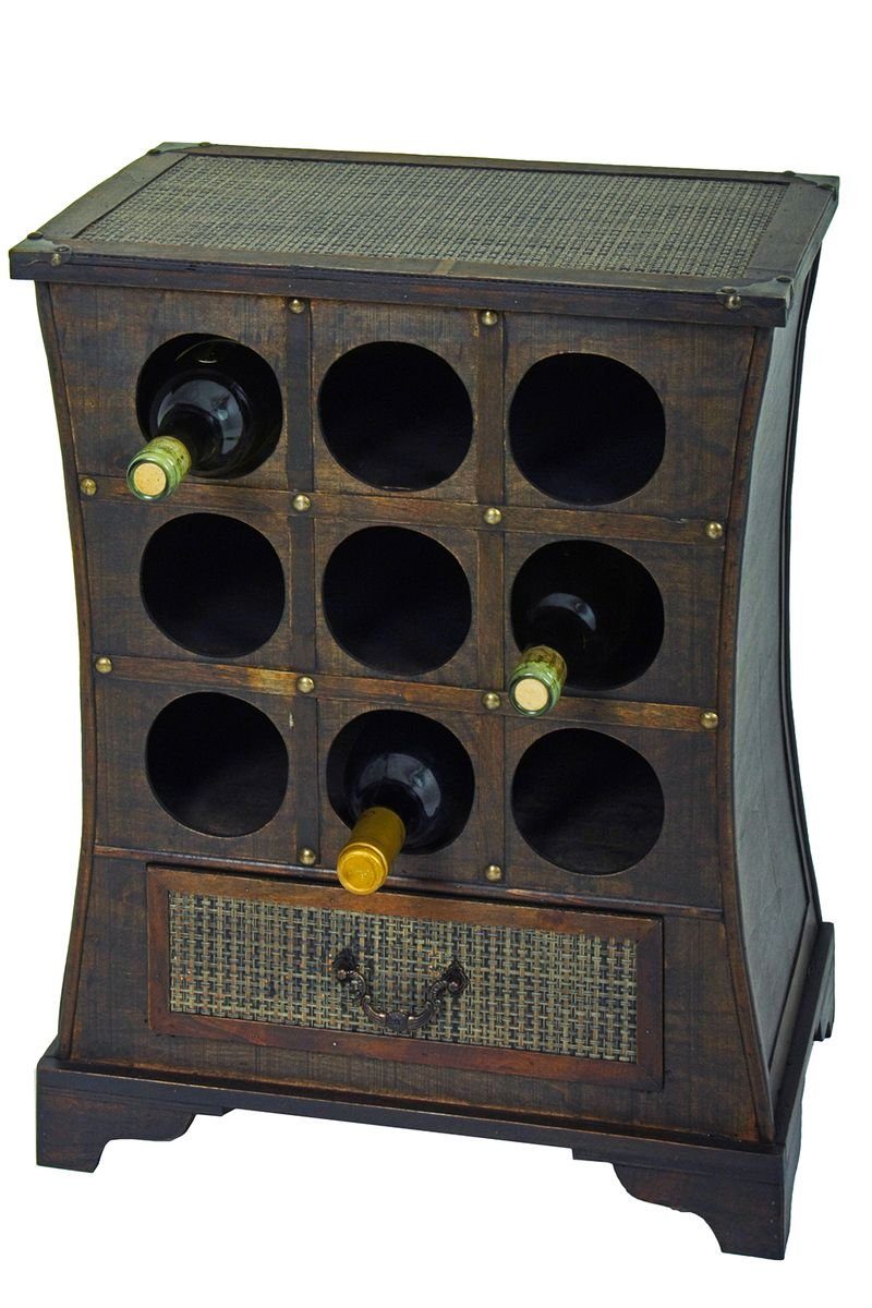 Weinregal Weinregal Flaschenregal Regal Wein für 9 Flaschen