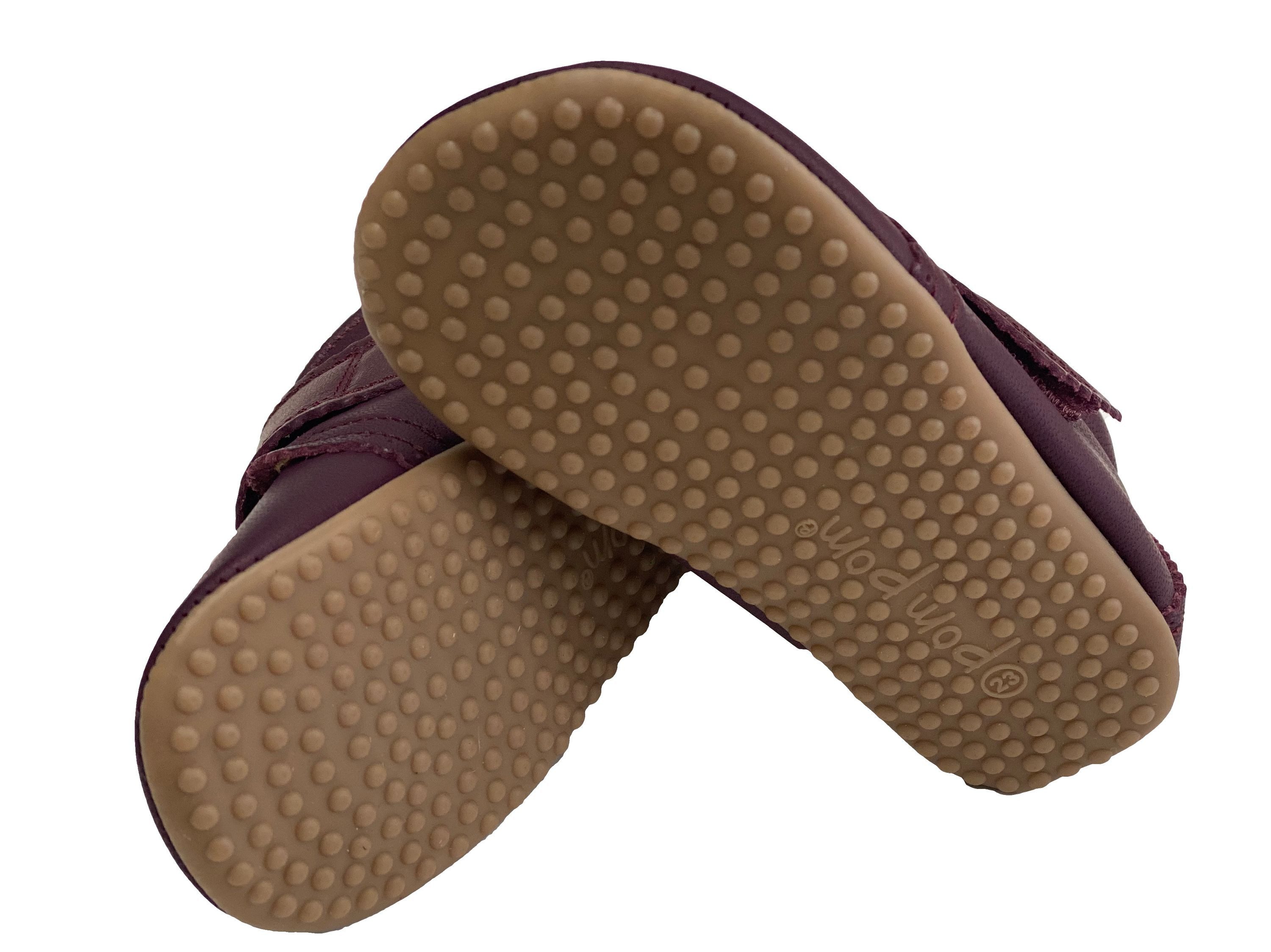 pom pom Pom Pom Beginners Barfuß Hausschuhe Leder Krabbelschuh