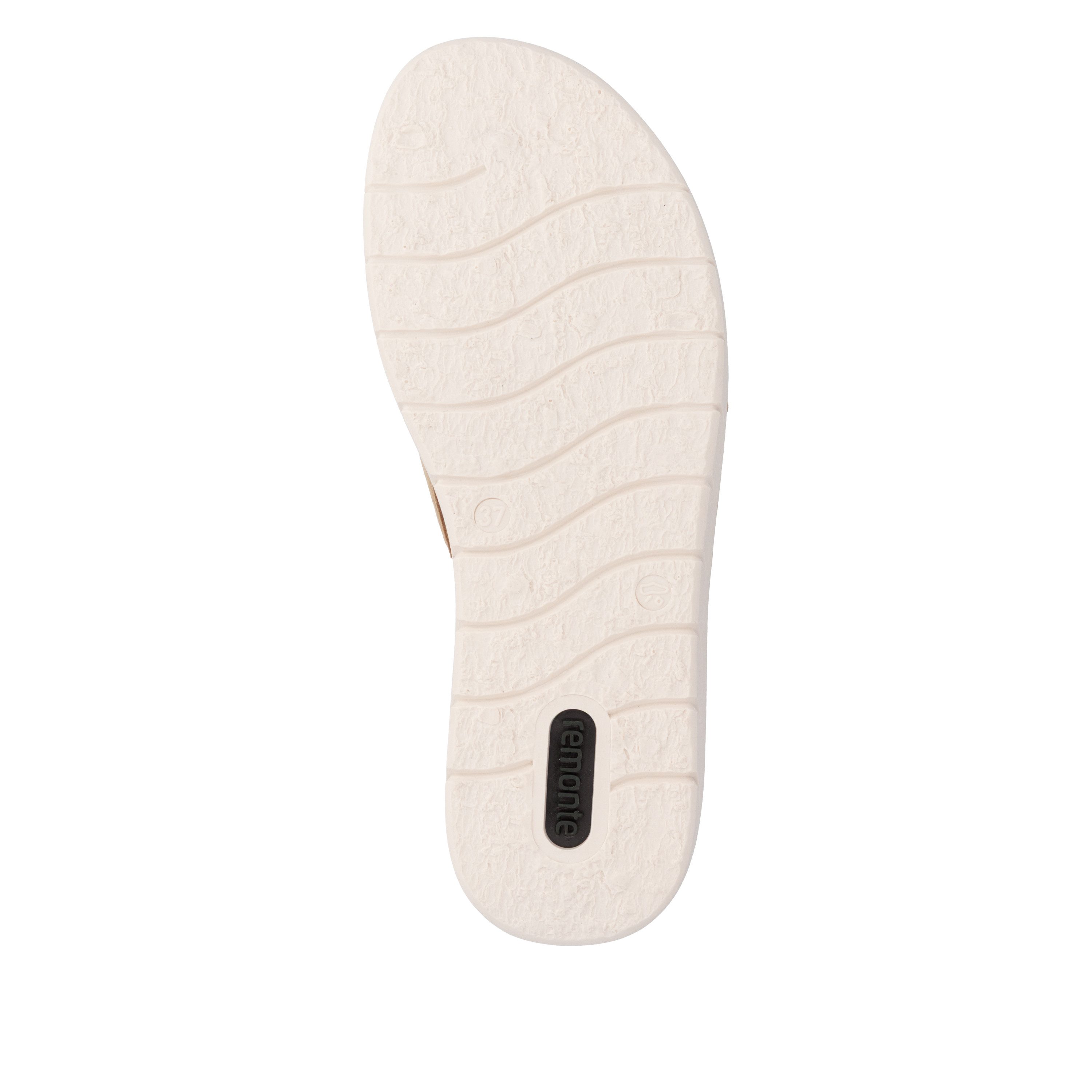 Remonte Pantolette Sommerschuh, Hausschuh mit praktischem Klettverschluss