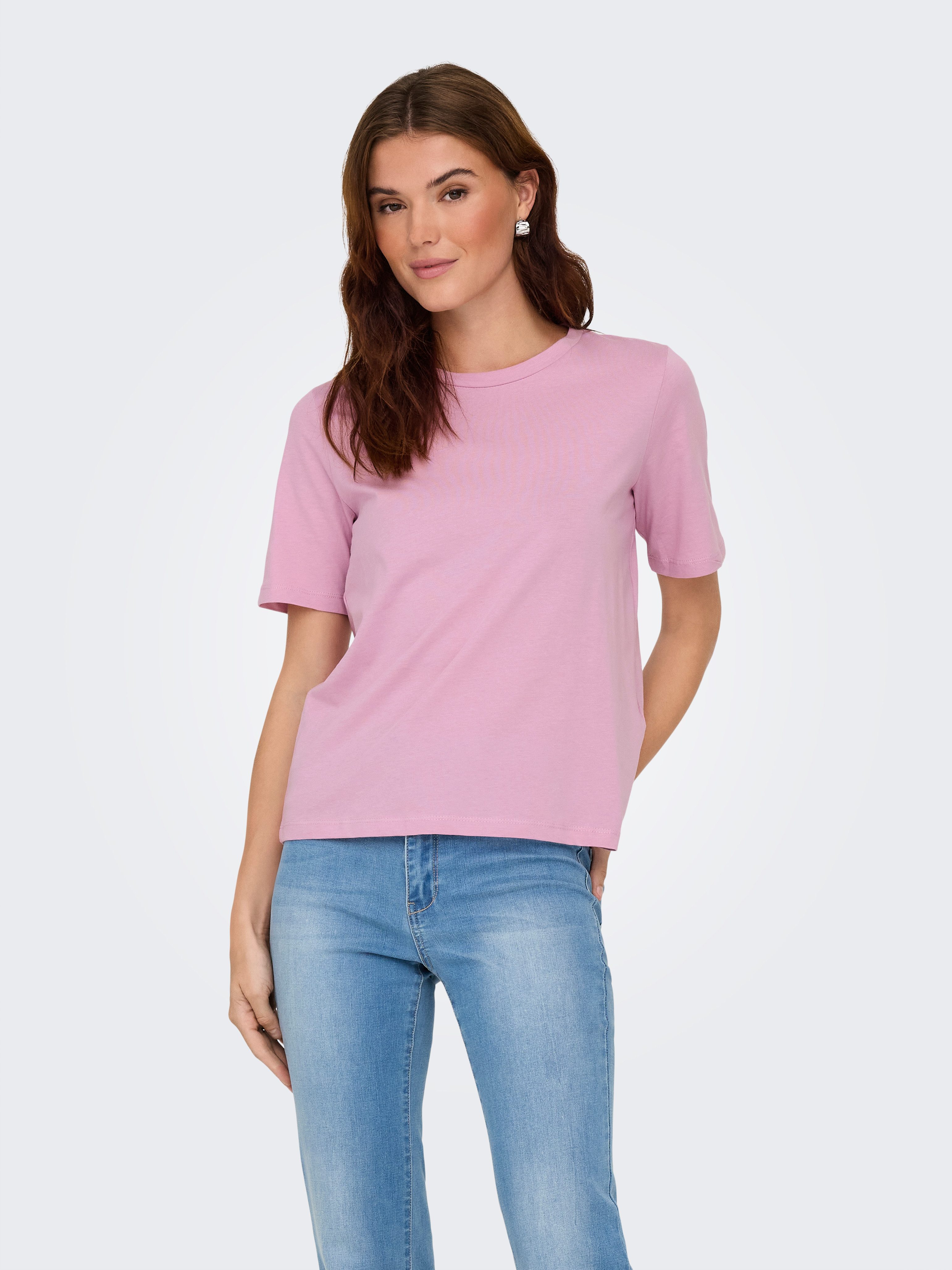 ONLY Kurzarmshirt ONLONLY S/S TEE JRS NOOS regular fit, casual, Single Jers günstig online kaufen