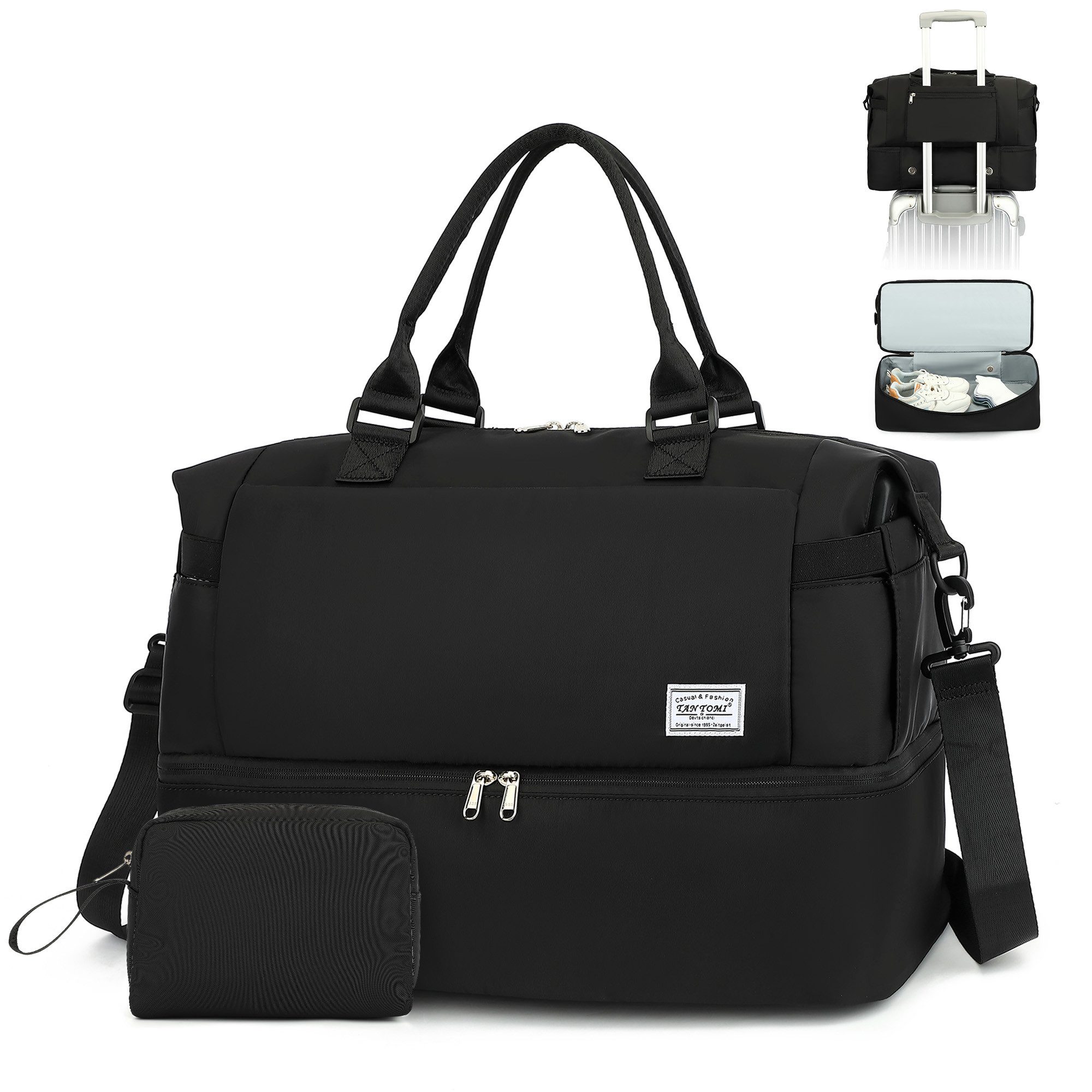 TAN.TOMI Reisetasche Wasserdichter Flugbegleiter Reise-Seesack - Tragetasch günstig online kaufen