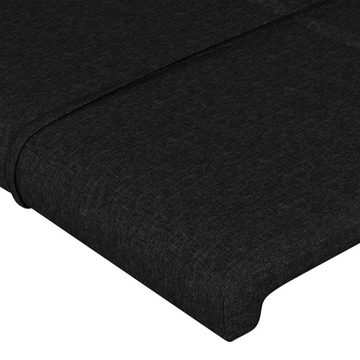 vidaXL Kopfteil Kopfteil Schwarz 90x5x78/88 cm Stoff, (1 St)