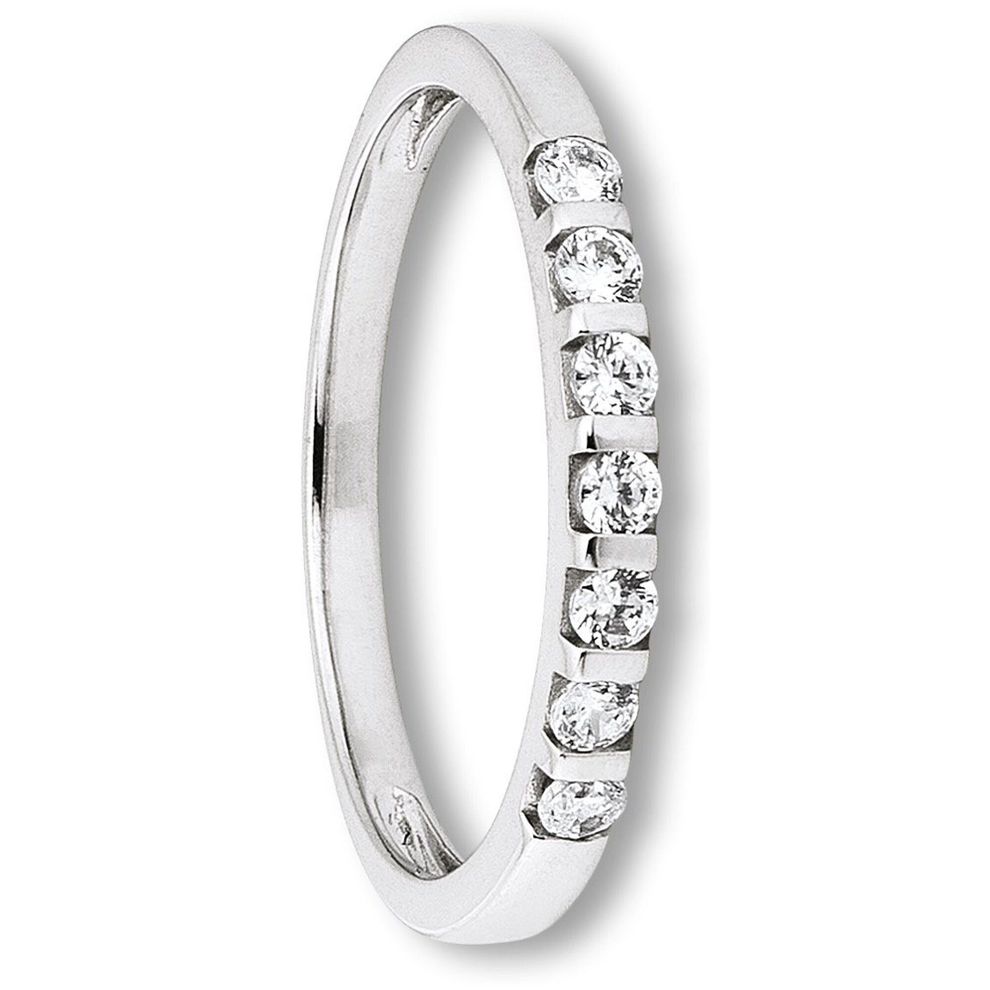 ONE ELEMENT Goldring Zirkonia Ring aus 333 Weißgold Zirkonia Ring aus 333 Weißgold, Bedeutungsvoll & zeitlos – ein Begleiter mit Persönlichkeit