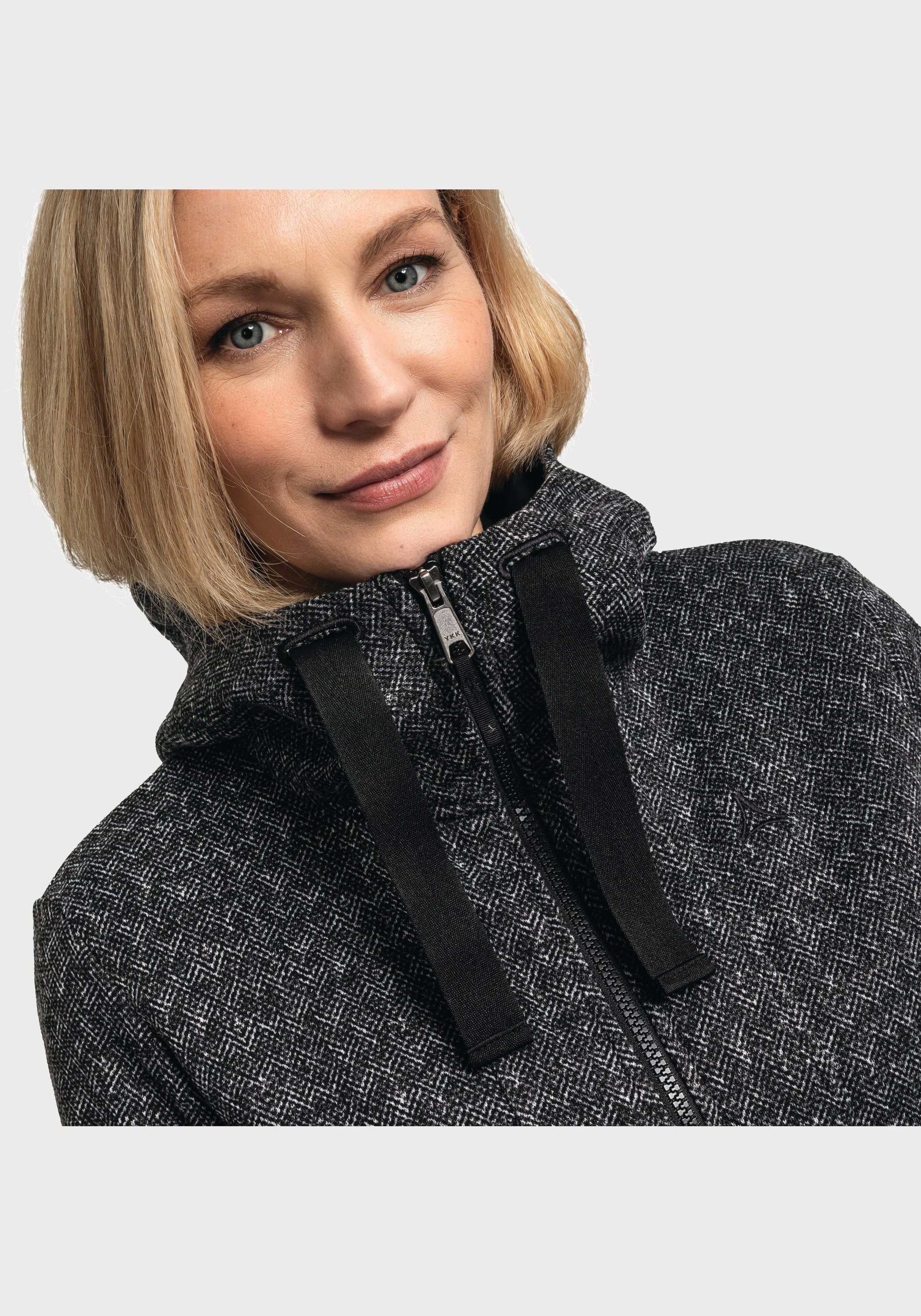 L Hoody Aurora Schöffel schwarz Fleece Fleecejacke