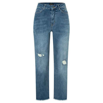 MORE&MORE 5-Pocket-Jeans »Blue Denim Destroyed 0961«