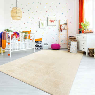 Kinderteppich Teppich Kinderzimmer Waschbarer Rutschfester Kinderteppich, TT Home, rechteckig, Höhe: 14 mm