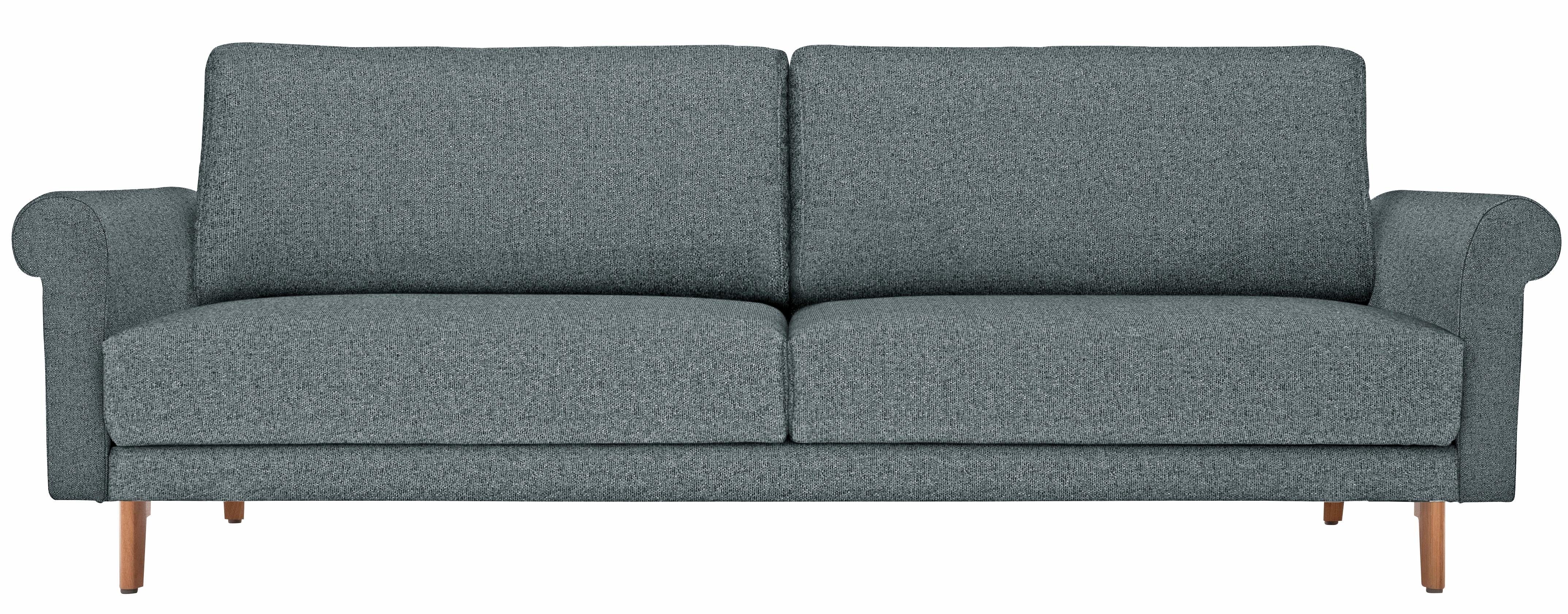 hülsta sofa 2-Sitzer hs.450, modern Landhaus, Füße in Nussbaum, Breite 168 cm