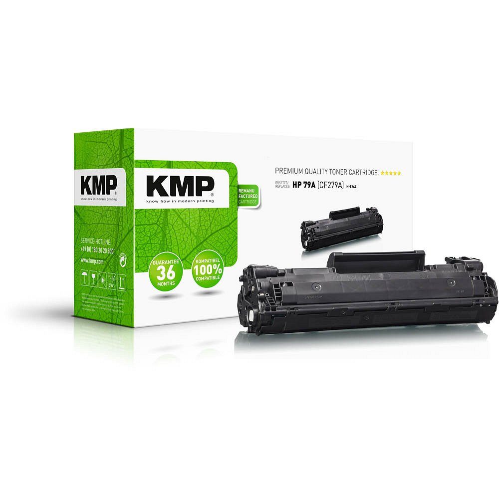 KMP Tonerkartusche 1 Toner H-T244 ERSETZT HP 79A - black, (1-St)
