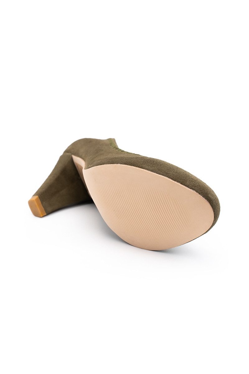 Hirschkogel Trachtenpumps - DALIA - khaki, anthrazit Pumps