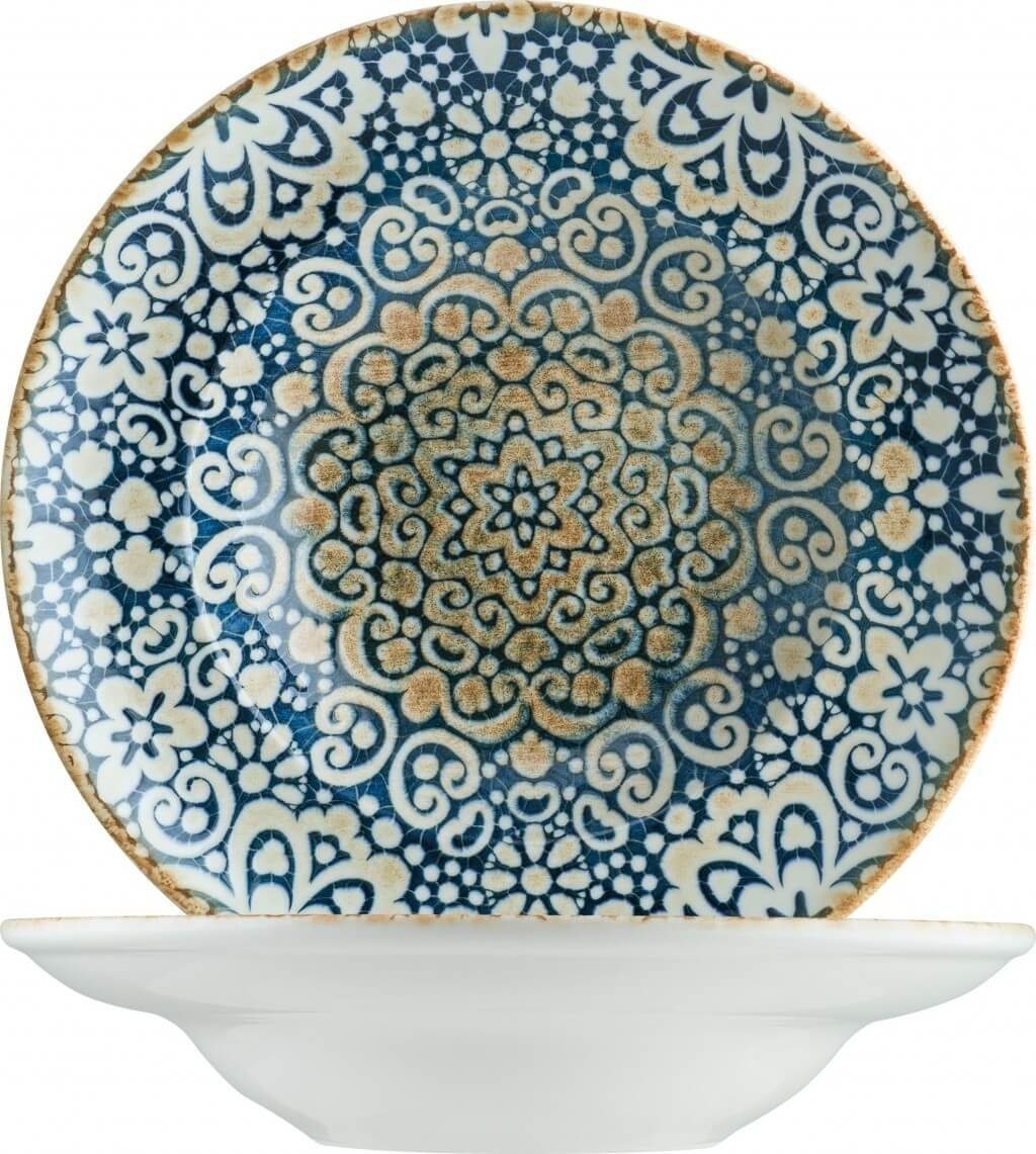 Bonna Макаронна тарілка Bonna Alhambra Gourmet 27cm 45cl Blau Супова тарілка Тарілки, (6 St), ABBGRM27CK