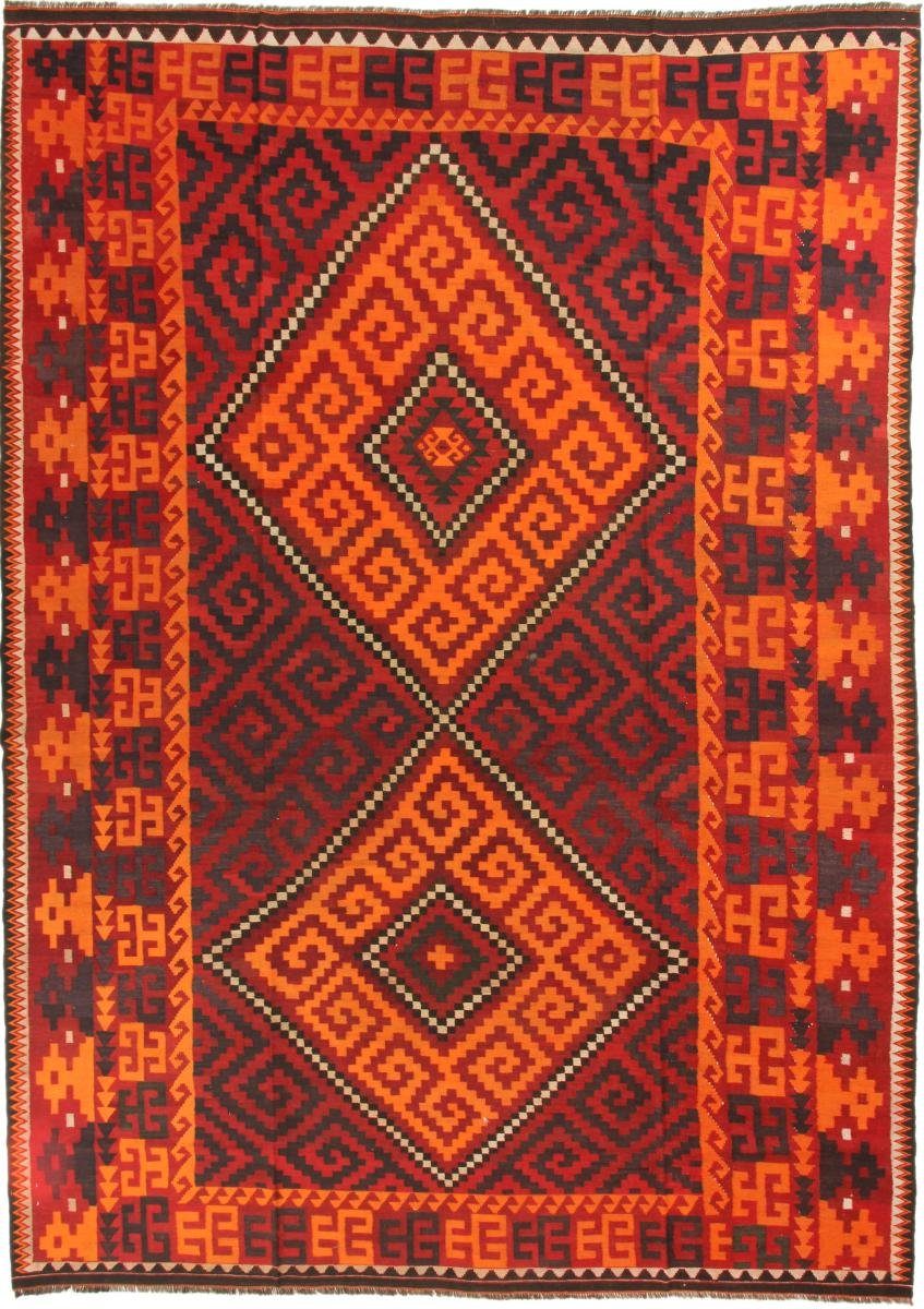 Orientteppich Kelim Afghan Antik 269x378 Handgewebter Orientteppich, Nain Trading, rechteckig, Höhe: 3 mm
