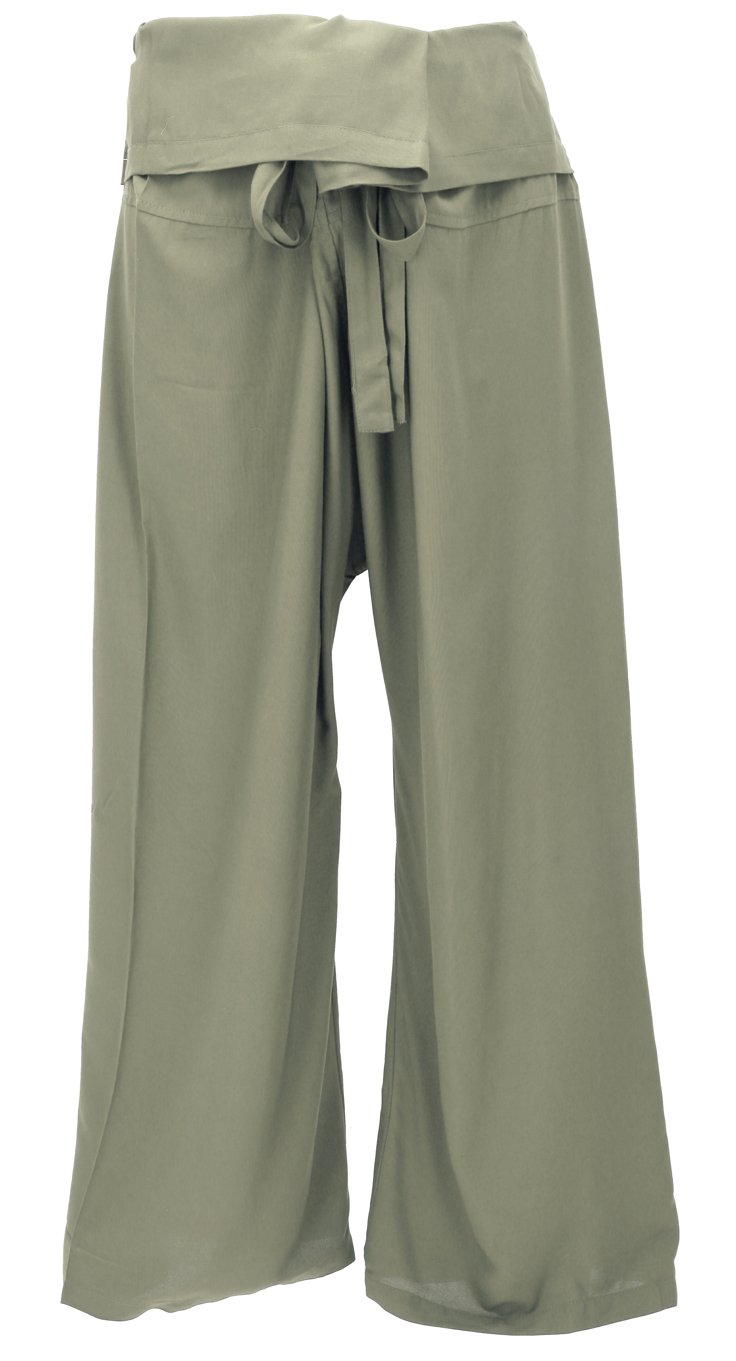 Guru-Shop Relaxhose Fischerhose aus Viskose, Fisherman Pants,.. Ethno Style, alternative Bekleidung