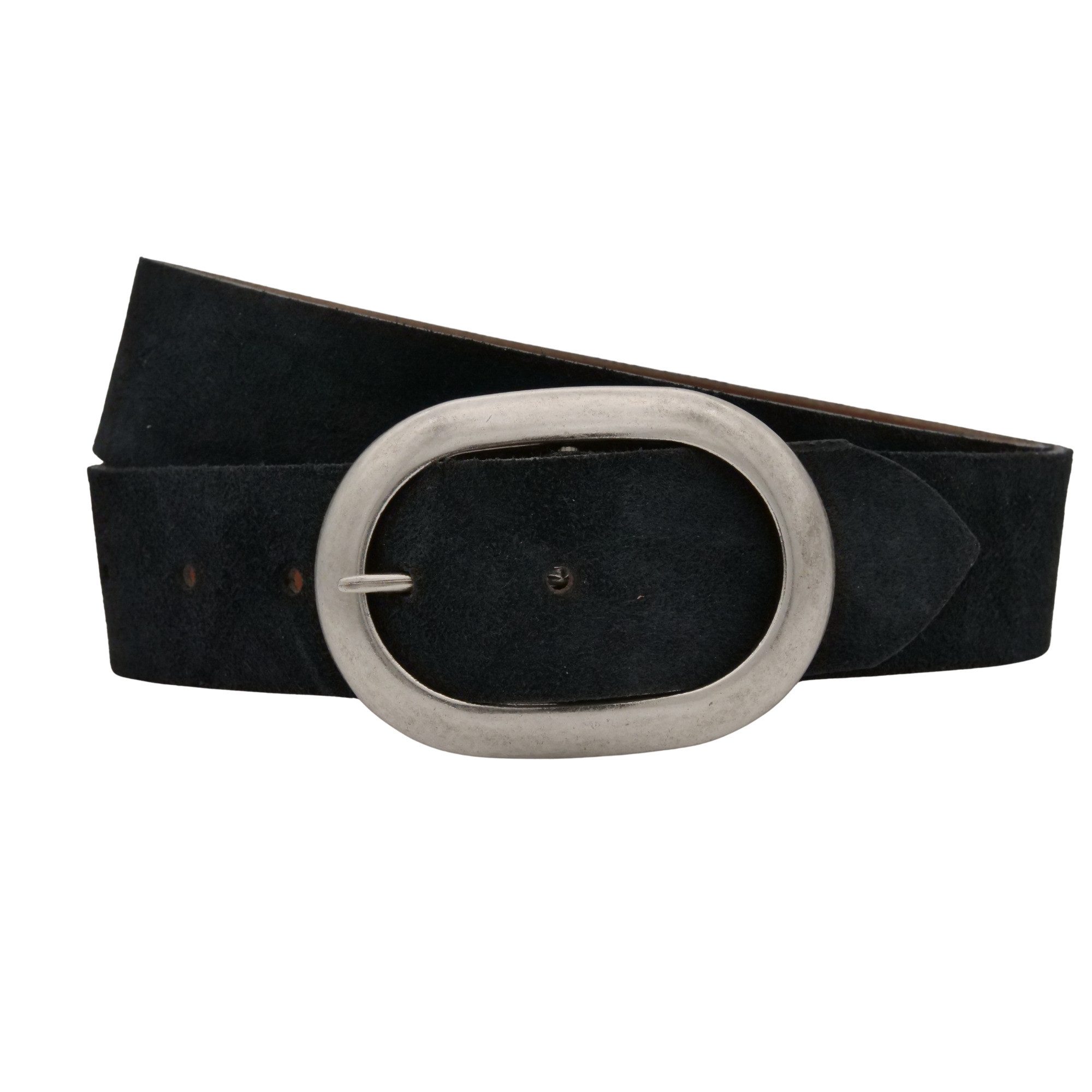 Ledergürtel AnnaMatoni Damen Ledergürtel in hochwertigem Velour Leder 4cm