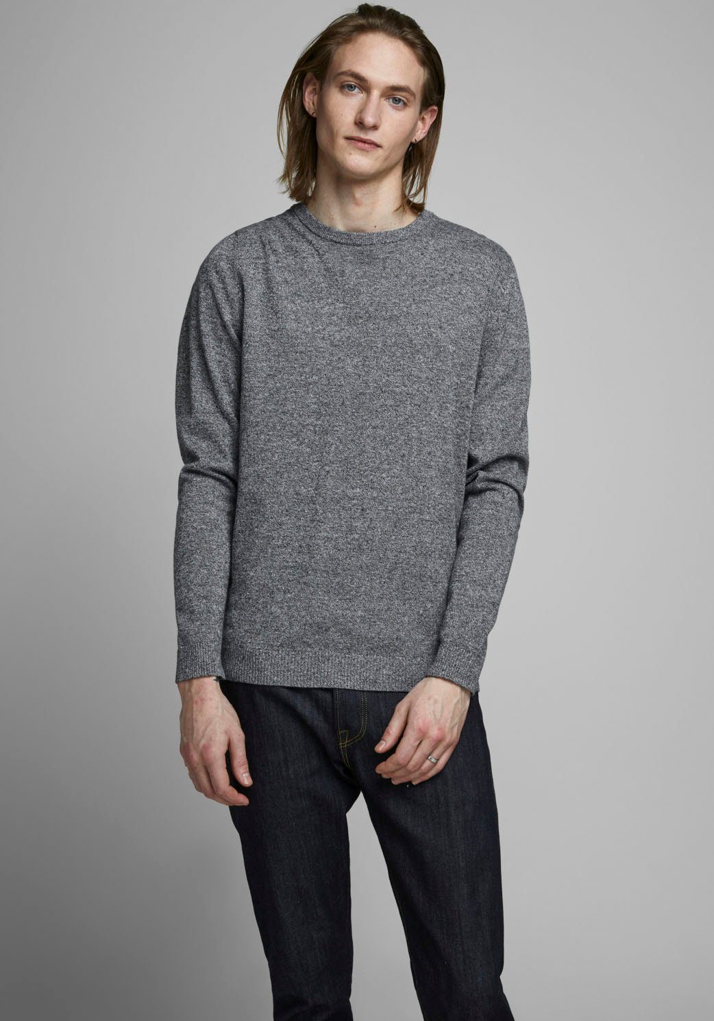 Jack & Jones Rundhalspullover JJEBASIC mit Rundhals, ideal für Job und Frei günstig online kaufen