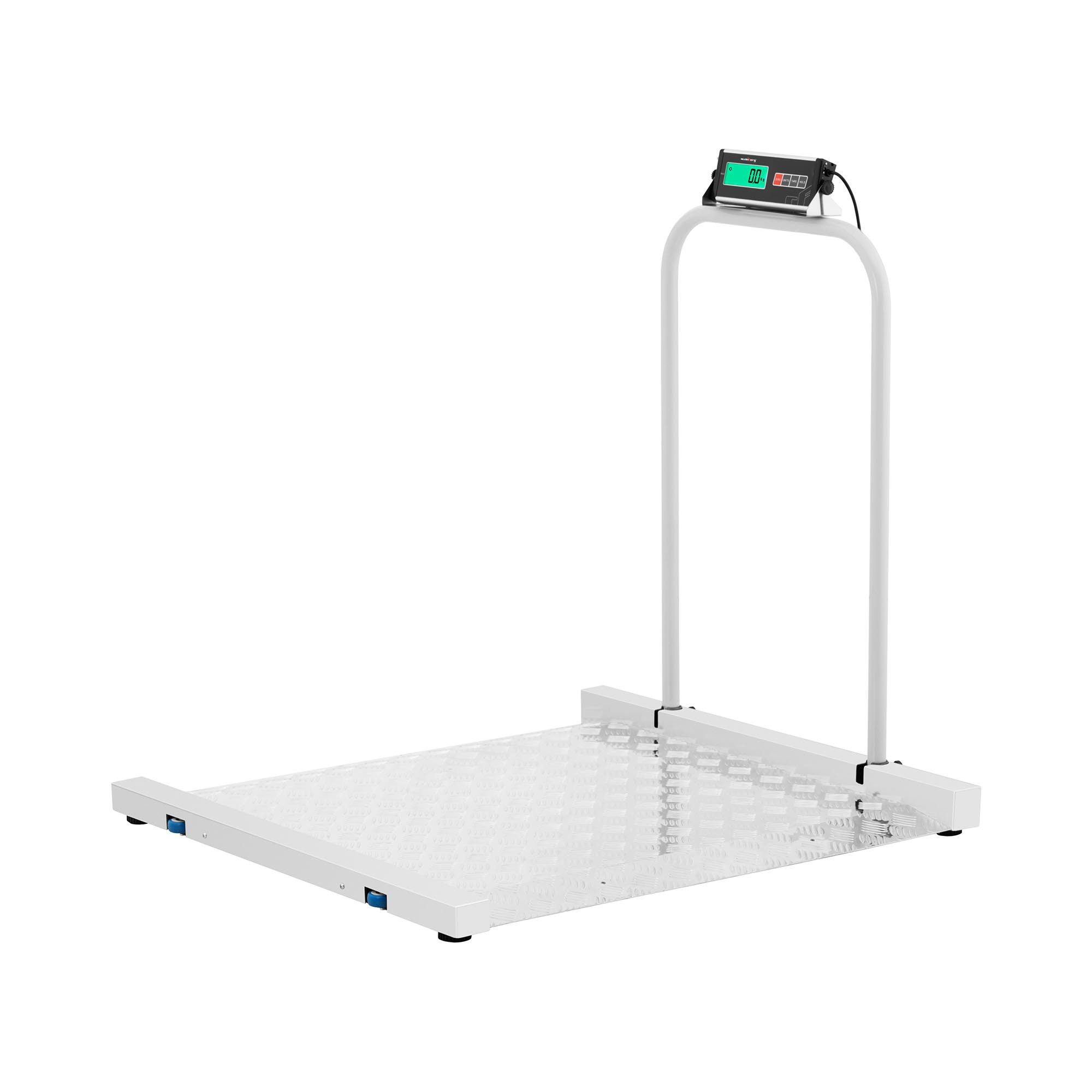 Steinberg Systems Präzisionswaage Bodenwaage 300 kg/ 100 g Durchfahrwaage Industriewaage LCD 100 x 95 cm