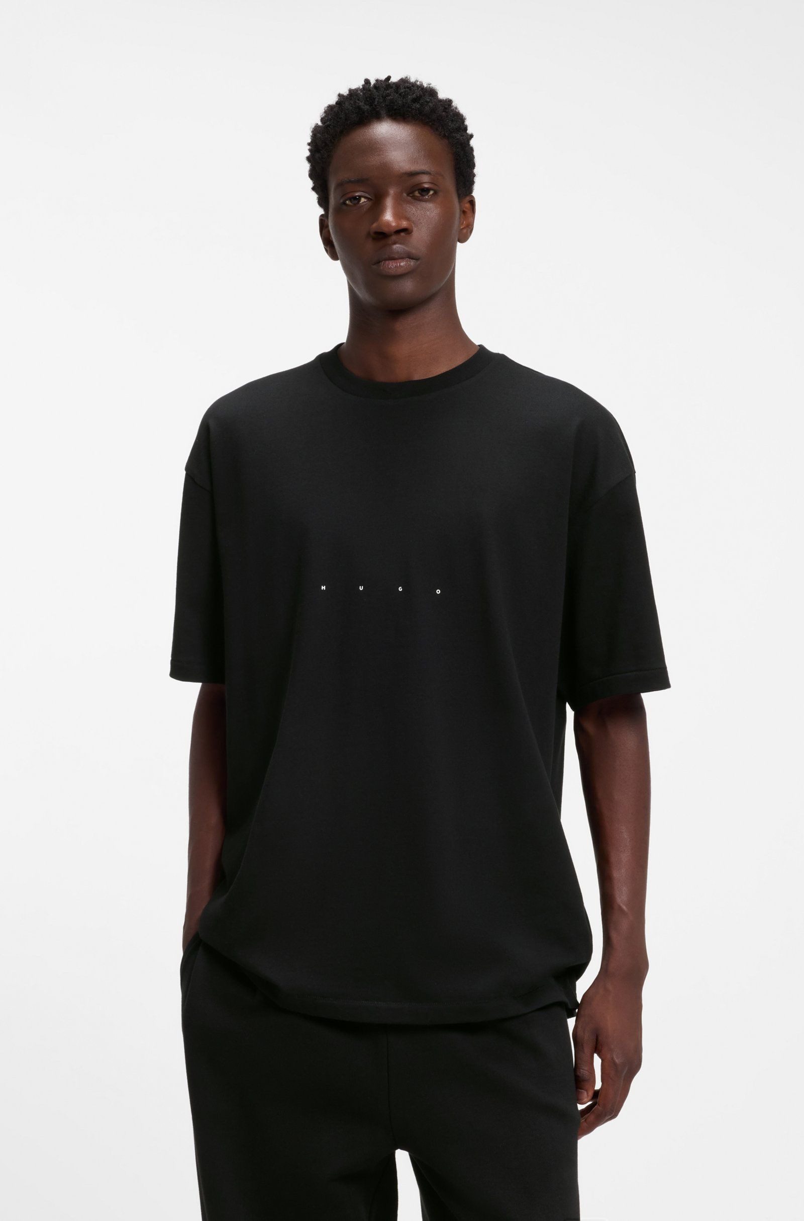 HUGO T-Shirt Devrolo mit Backprint (1-tlg)
