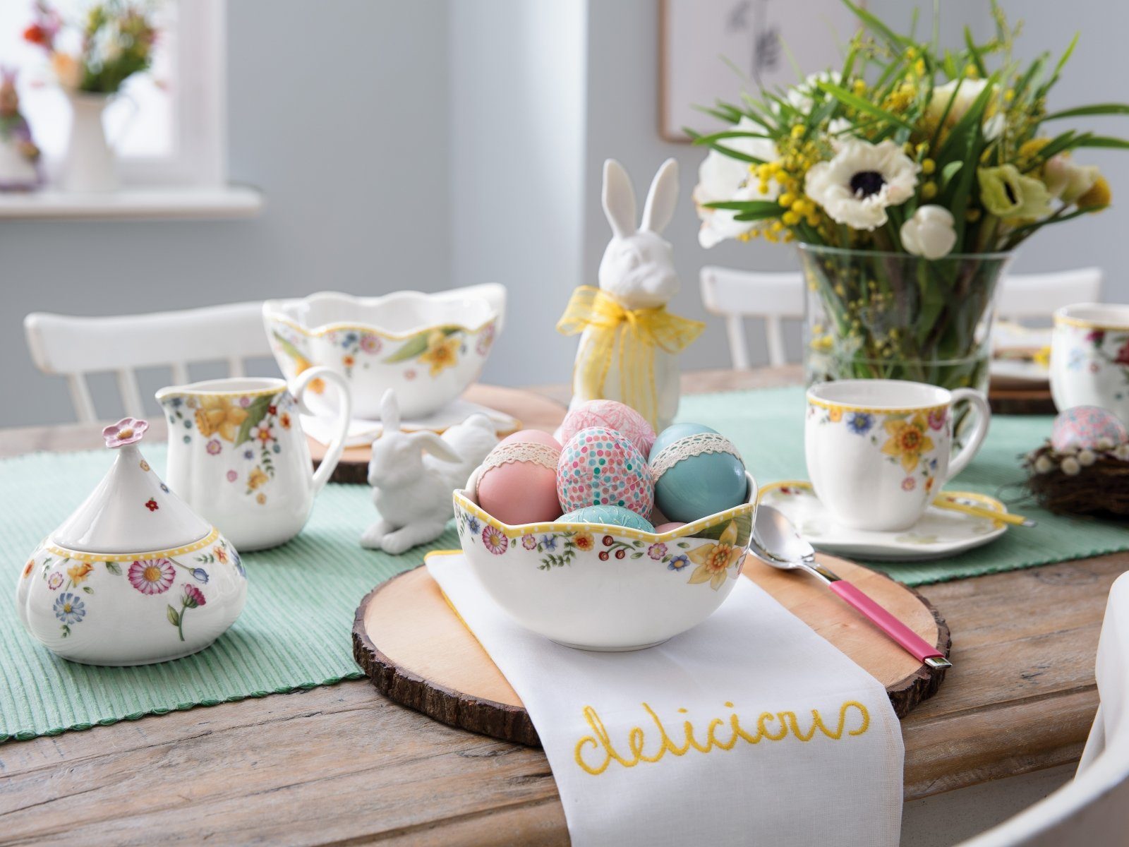 Villeroy & Boch Schale Spring Awakening Bol gross 0,9 l, Premium Porcelain, (Bowls)