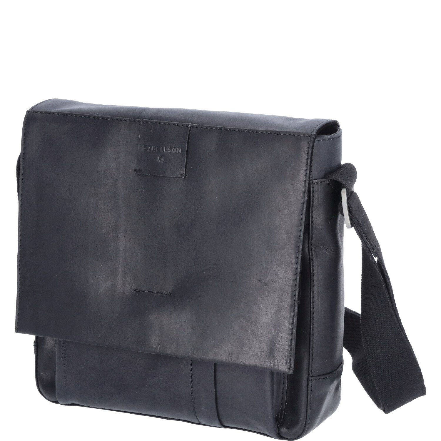 Strellson Umhängetasche Strellson Leder Umhängetasche Brick Lane Jeremy schwarz (1, 1-tlg., 1)