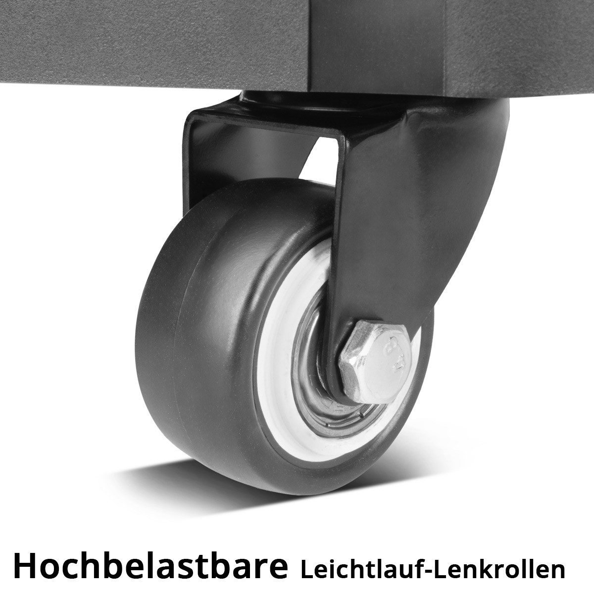 STAHLWERK Werkzeugbox Mobiler Werkzeugtrolley mit 3 Systemboxen Teleskopgriff 4 Lenkrollen (3 St) – Bild 4 von 5
