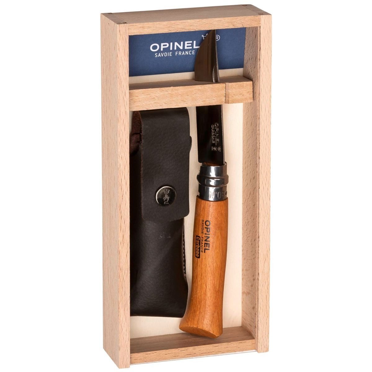 Opinel Universalmesser Taschenmesser No. 08 in Holzbox inkl.