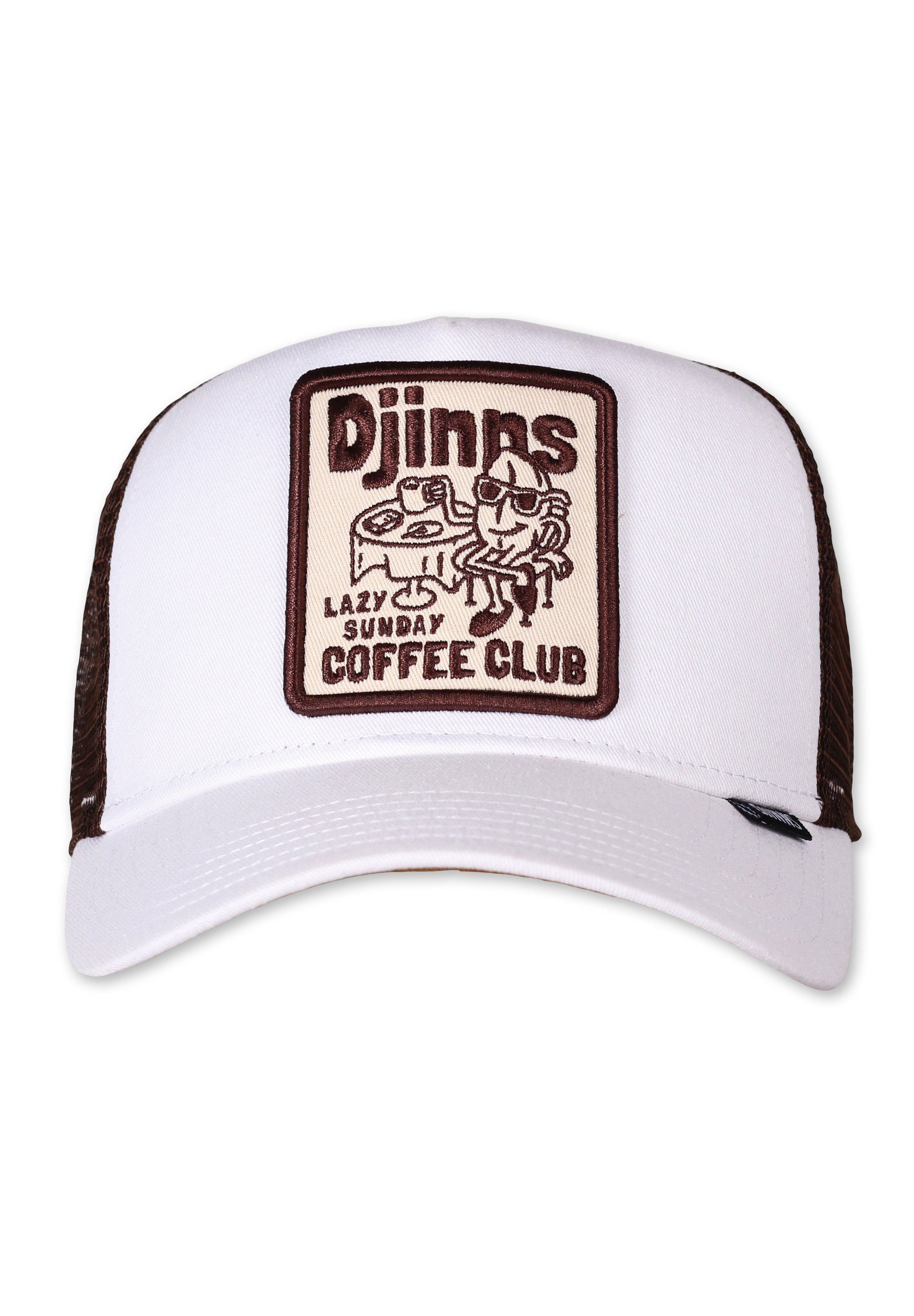 Djinns Trucker Cap HFT Cap Coffee White - weiß