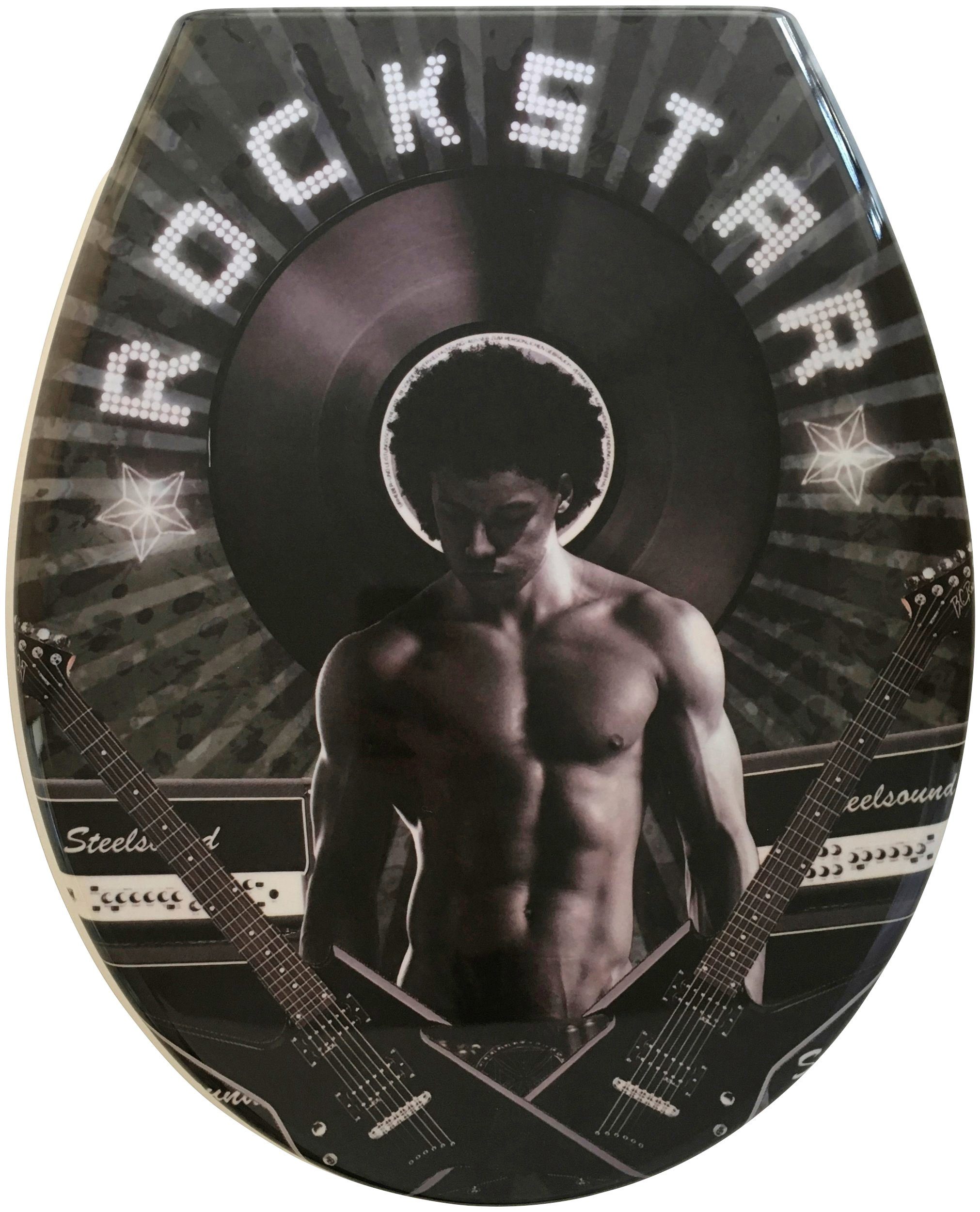 ADOB WC-Sitz Rockstar, Absenkautomatik, zur Reinigung abnehmbar günstig online kaufen