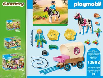 Playmobil® Konstruktions-Spielset Ponykutsche (70998), Country, (35 St), Made in Europe