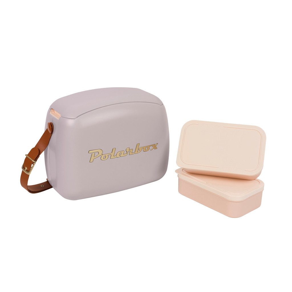 Kreher Frischhaltedose Kühlbox Polar 6 Liter mit 2 Lunchboxen (Farbe wählbar)