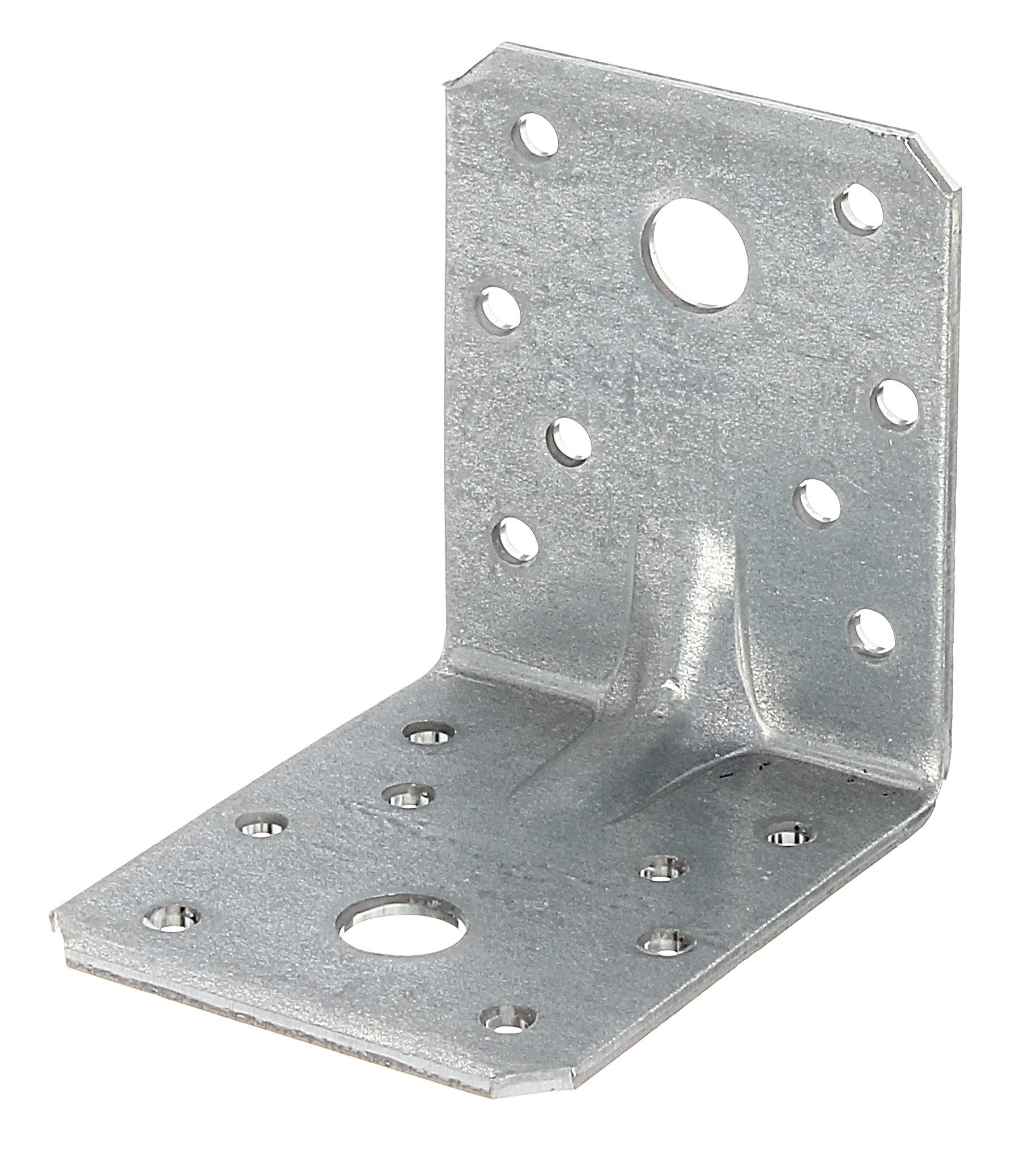 Alberts Winkelverbinder, LxB: 70x70 mm, sendzimirverzinkt, (Set, 50-St), Schwerlast-Winkelverbinder mit Sicke, Handwerkerpack