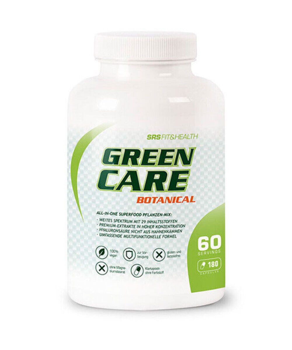 SRS NUTRITION SRS Green Care 180 Kapseln Botanical All-in-one mit 29 Inhaltsstoffen Kapseln, 137,88 g