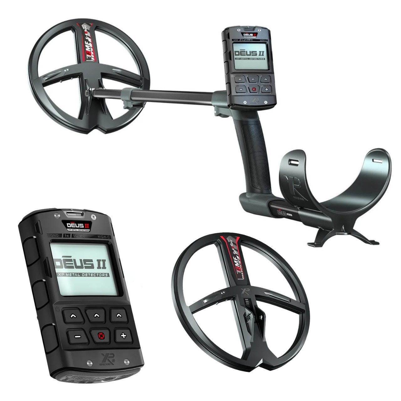 XP Metal Detectors Metalldetektor DEUS 2 II 28 FMF RC, 28cm Spule, Multifrequenz