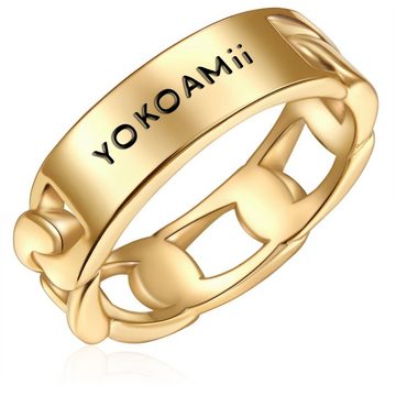 Yokoamii Fingerring gelbgold, Ring gelbgold