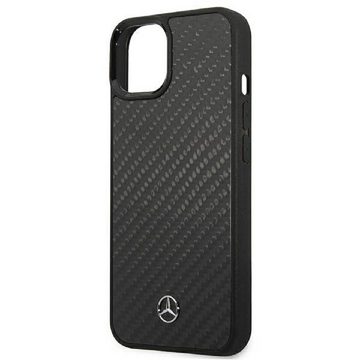 Mercedes Handyhülle Case iPhone 13 Carbon Optik schwarz