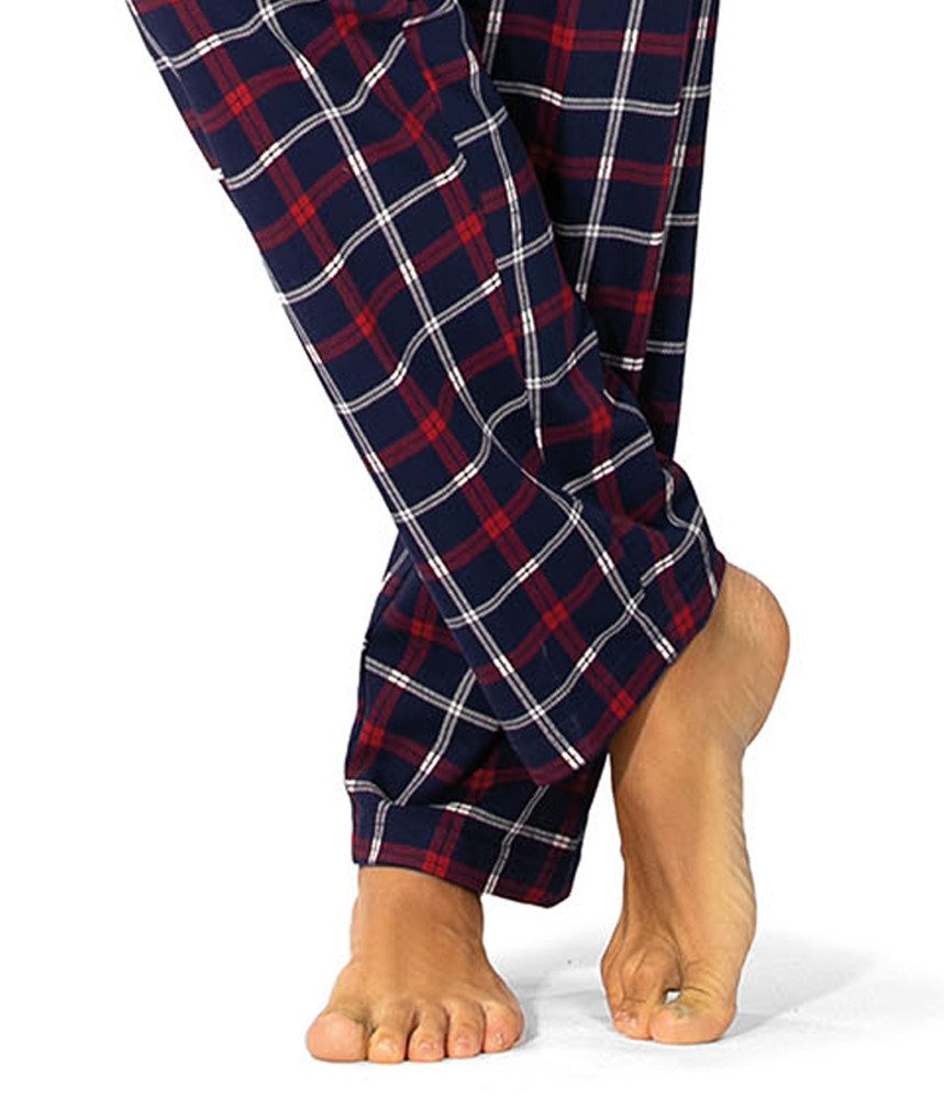 Comte Schlafanzug Cosy Chic (Set, 2 tlg., 2-teilig) Herren Pyjama lang Langarm Baumwolle