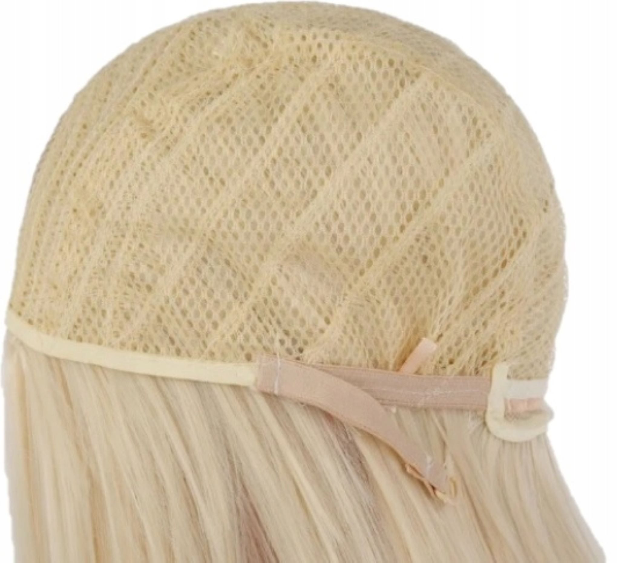 Hopki Kostüm-Perücke Blonde Kinderperücke, lang, für Barbie-Cosplay, ideal für Karneval