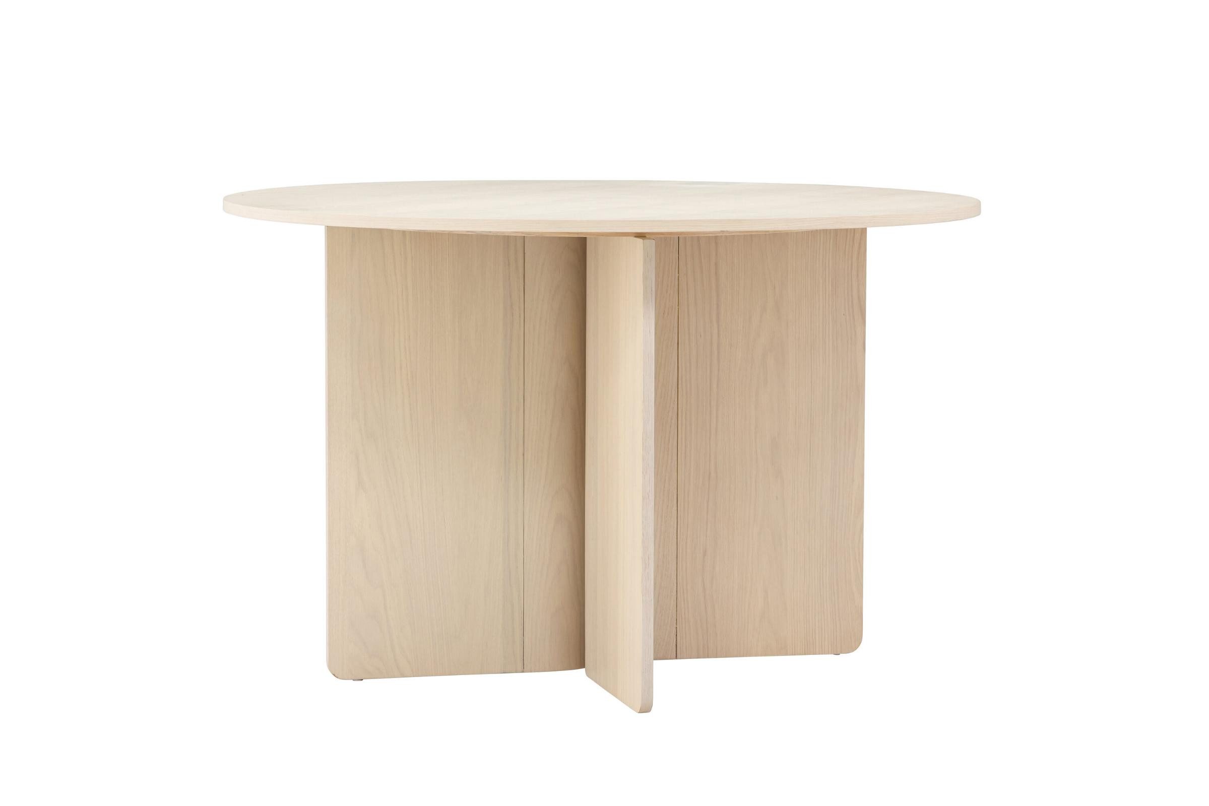 Venture Home Esstisch Tyresö Esstisch Ø120 cm Whitewash. (1-St)