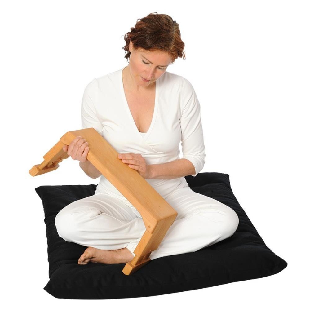 Bausinger Meditationshocker Bausinger Meditationsbank Buche Höhenverstellbar