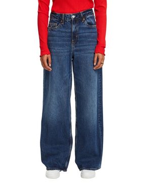 Esprit Weite Jeans Retro-Hose mit weiter Passform und hohem Bund