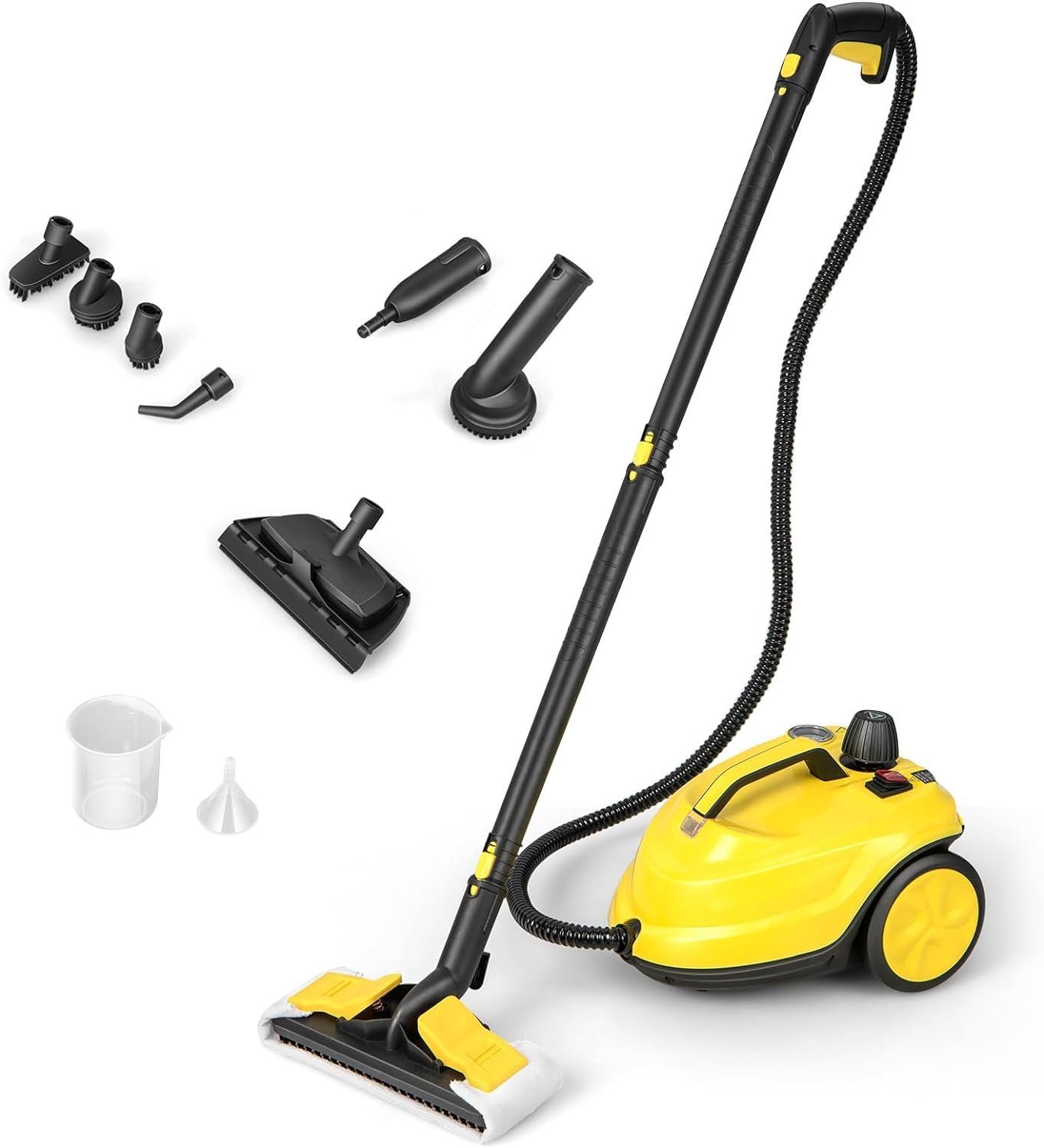 KOMFOTTEU Dampfreiniger Flächenleistung: 108 m², Dampfdruck: 5 bar, 2000,00 W, 1,8 L Wasserkapazität