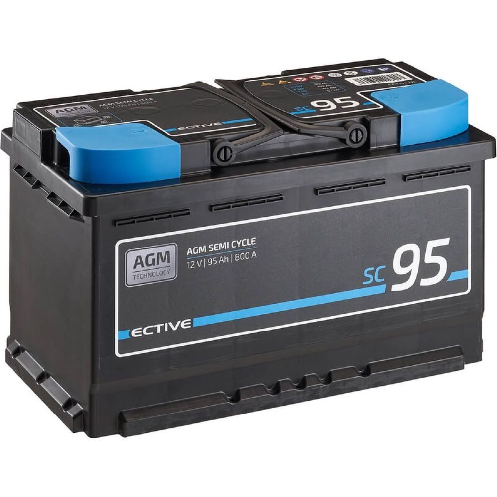 ECTIVE ECTIVE Semi Cycle SC95 AGM Versorgungsbatterie 95Ah Batterie
