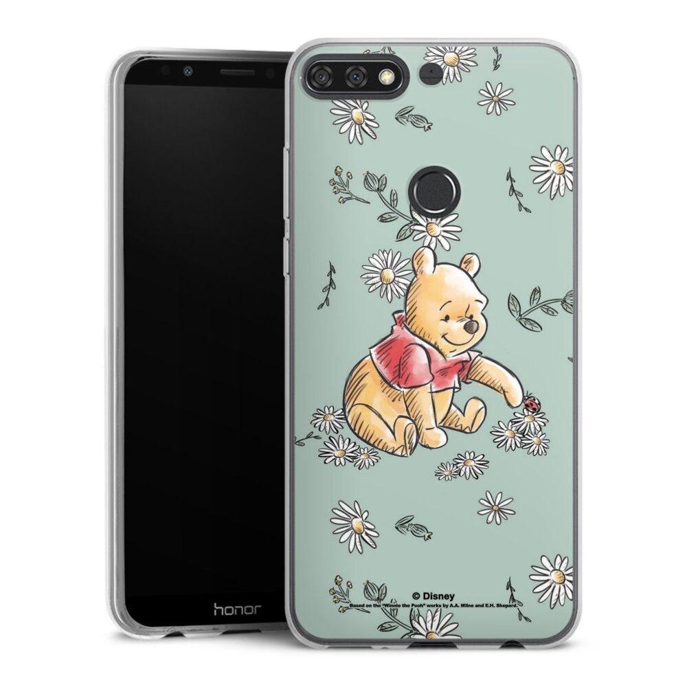 DeinDesign Handyhülle Winnie Puuh Disney Offizielles Lizenzprodukt Daisy and Bug Love, Huawei Y7 (2018) Slim Case Silikon Hülle Ultra Dünn Schutzhülle