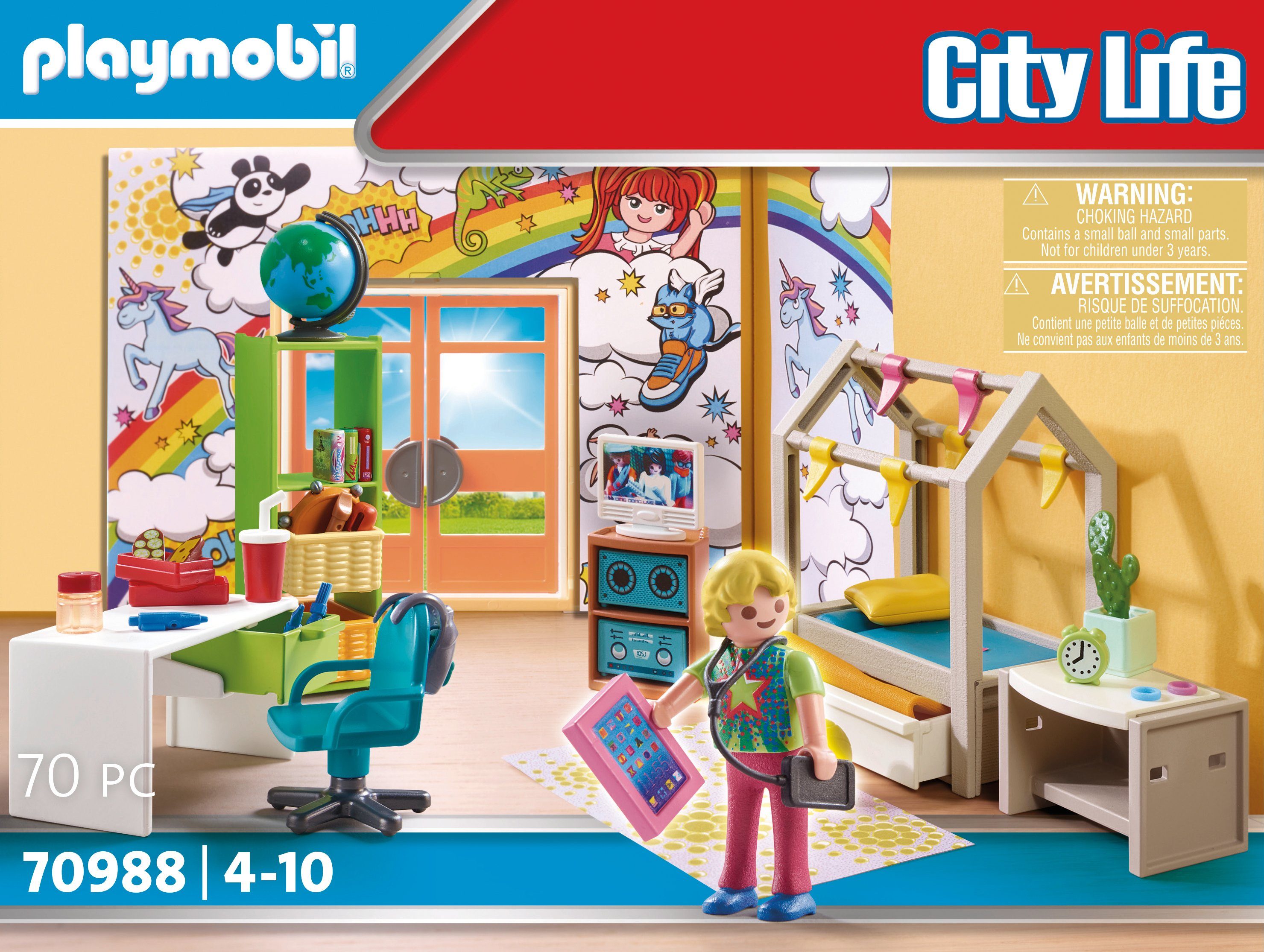 St), Jugendzimmer Made City (70988), in Konstruktions-Spielset Germany (70 Life, Playmobil®