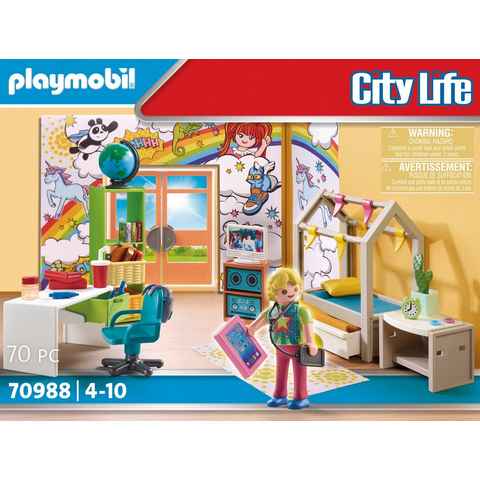 Playmobil® Konstruktions-Spielset Jugendzimmer (70988), City Life, (70 St), Made in Germany