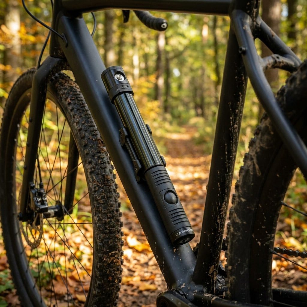 crankbrothers Fahrradpumpe Crankbrothers Klic HV Handpumpe inkl. Rahmenhalter Midnight Edition bl