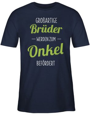 Shirtracer T-Shirt Großartige Brüder werden zum Onkel befördert Bruder und Onkel Geschenk