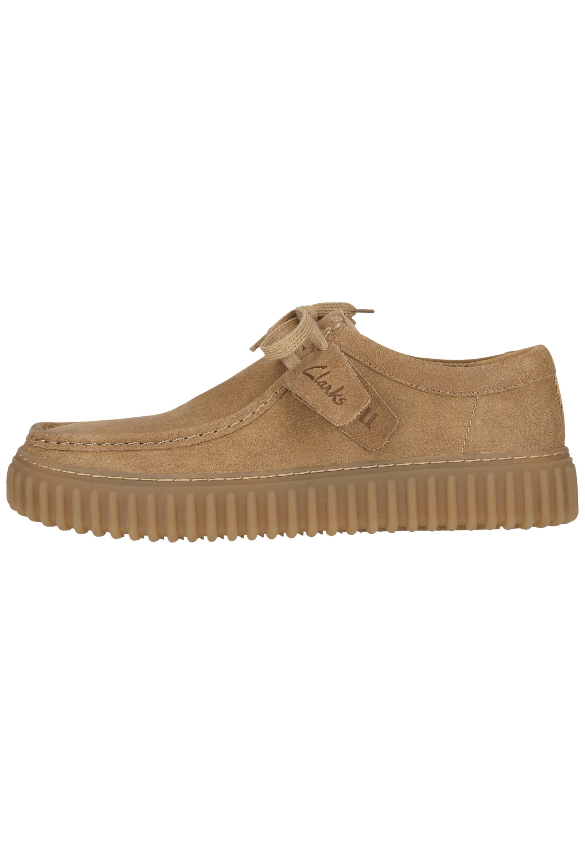Clarks Torhill Mokassin mit stromlinienförmigem Schnürdesign günstig online kaufen