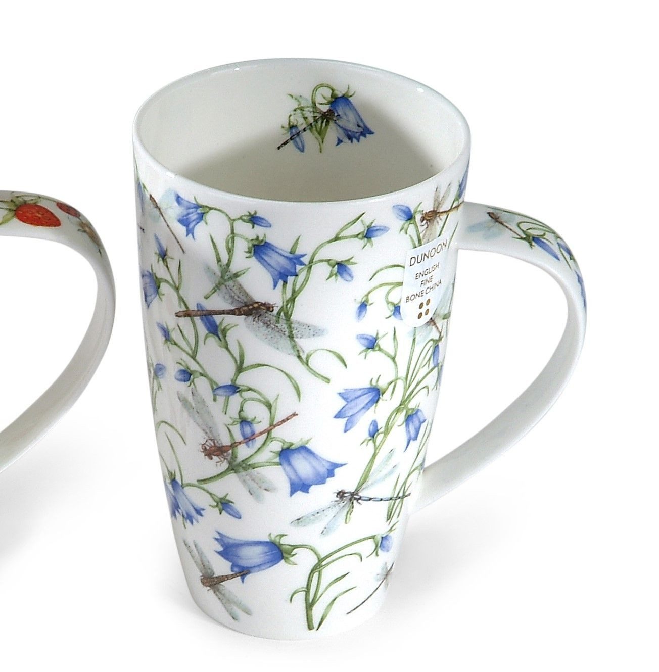 formano Tasse Dunoon, Porzellan, Spülmaschinengeeignet, Mehrfarbig, Motiv: Libelle